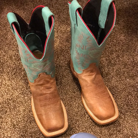 justin blue boots